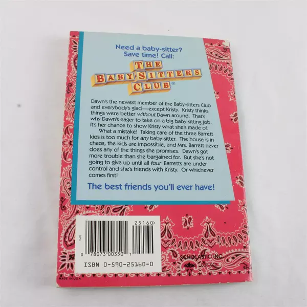 Dawn and the Impossible Three Baby-Sitters Club #5 Paperback