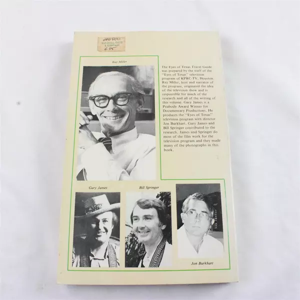  Signed Eyes of Texas Travel Guide San Antonio Border Edition by Ray Miller PB