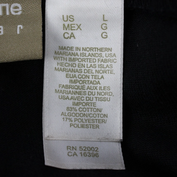 Liz Claiborne Black Velveteen Wide-Leg Drawstring Sweatpants Women's Large