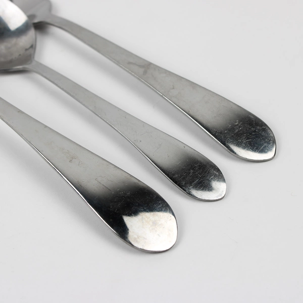 Lot Of 5 International Silver Ridgefield (Stainless) Flatware 4 Spoons 1 Fork