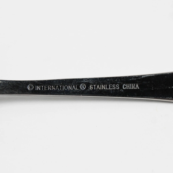 Lot Of 5 International Silver Ridgefield (Stainless) Flatware 4 Spoons 1 Fork