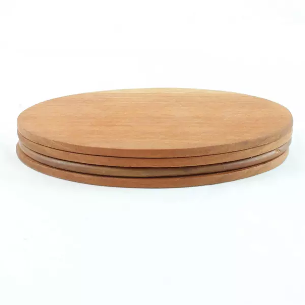 Lot of 4 Oval Wooden Boards 8"x5.75" for Painting DIY Crafts Display