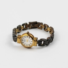 Anne Klein Stainless Steel Back Women's Wrist Watch Gold-Tone Untested