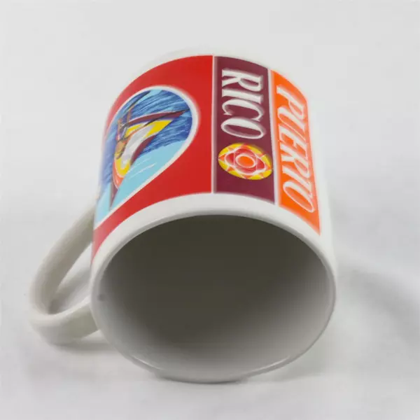 Puerto Rico Souvenir Ceramic Mug Vintage Collectible