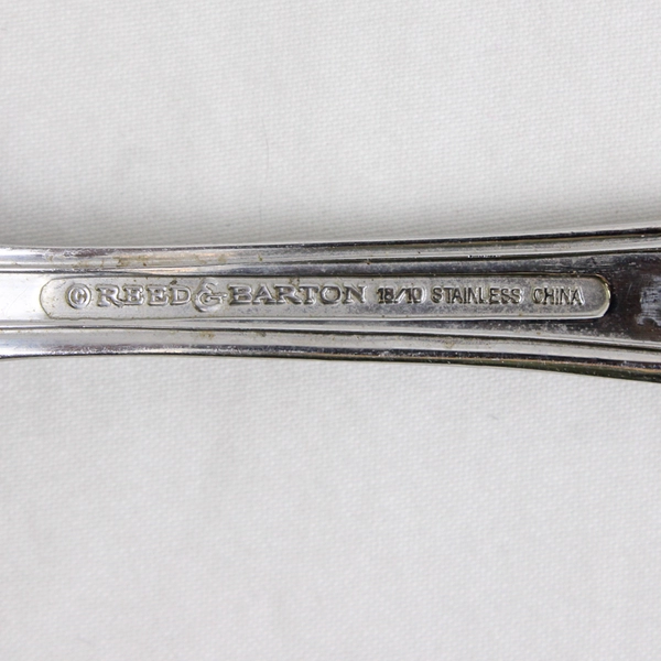 Lot of 3 Reed & Barton Vintage Silverware Renaissance Oval Soup Spns 7.25" 18/10