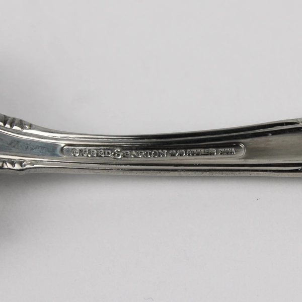 Lot Of 2 Vintage Reed & Barton Renaissance 18/10 Stainless Sugar Spoons 6.25 In