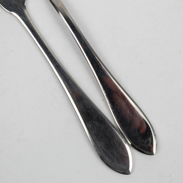 Lot of 3 Retroneu Roseanne Flatware Pieces 2 Cocktail Forks 1 Butter Knife 18/8 