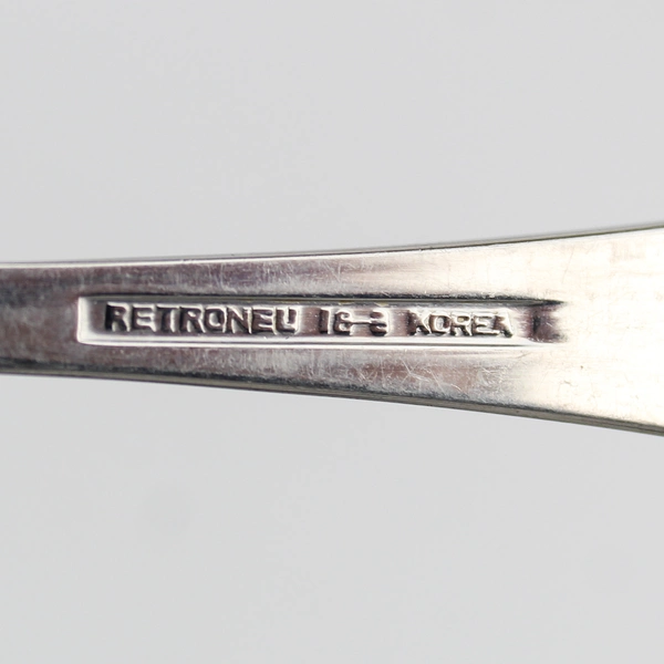 Lot of 3 Retroneu Roseanne Flatware Pieces 2 Cocktail Forks 1 Butter Knife 18/8 