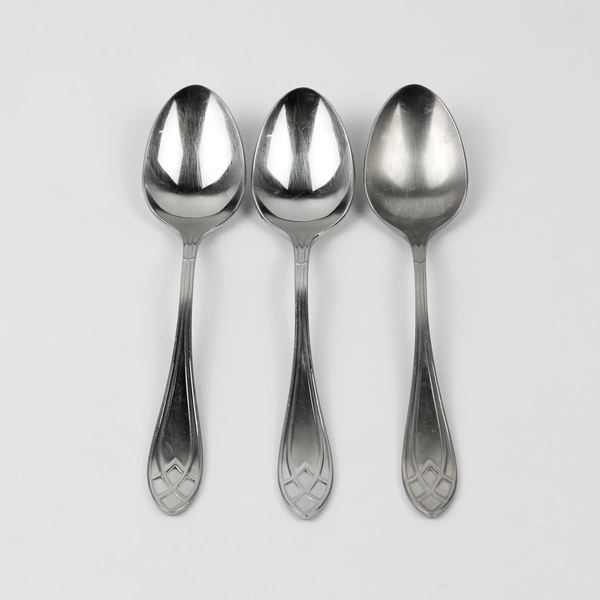 Lot of 3 Retroneu Noblis Pattern 18/10 Stainless Teaspoons 6.75 Inches