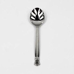 A Retroneu Royale Pattern 18/8 Stainless Sugar Shell Spoon 6.25 Inches