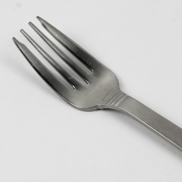 A Retroneu Regency Pattern 18/10 Stainless Salad Fork 7 Inches Satin Frosted