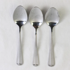 Lot of 3 Retroneu Old Vic Pattern 18/8 Stainless 6 Inch Spoons South Korea