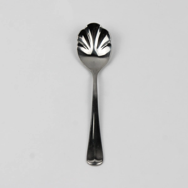 Retroneu Old Vic Pattern 18/10 Stainless Steel Sugar Shell Spoon 6 Inches