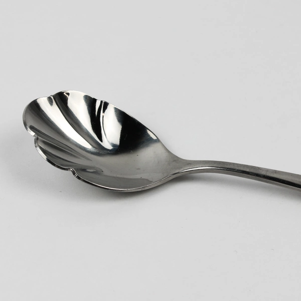 Retroneu Old Vic Pattern 18/10 Stainless Steel Sugar Shell Spoon 6 Inches