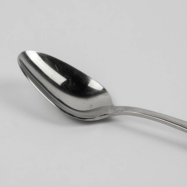 Lot of 2 Retroneu Stephanie Pattern 18/8 Stainless Oval Soup Spoons 7.25 Inches