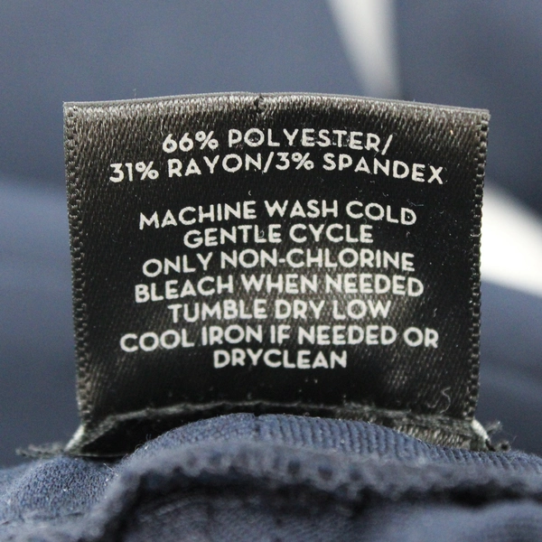 Ann Taylor Navy Blue Tapered Leg Signature Dress Pants Women's Size 2P