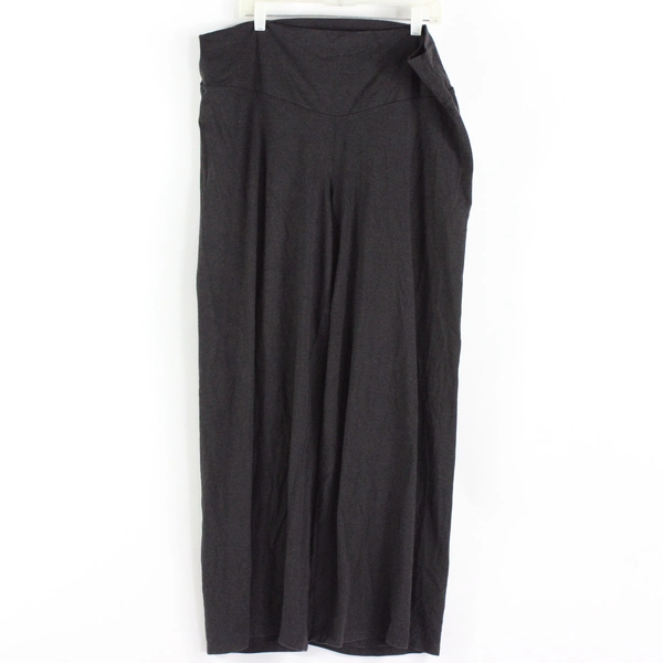 Old Navy Active Powerchill Charcoal Gray Wide-Leg Activewear Pants Women's 2XL