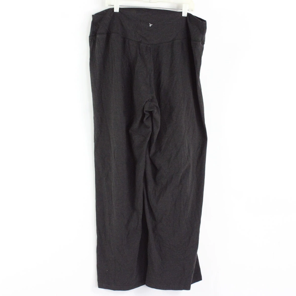 Old Navy Active Powerchill Charcoal Gray Wide-Leg Activewear Pants Women's 2XL
