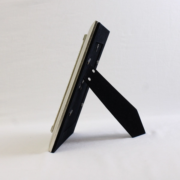 Heavy Ornate Embossed Silver-Colored For 5x7 Photo Frame