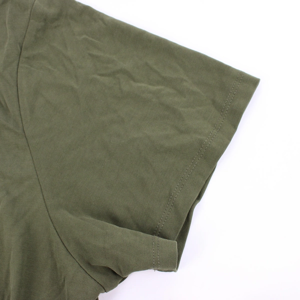 Double Zero Army Green Short-Sleeve Crew Neck T-Shirt Women's Size Large