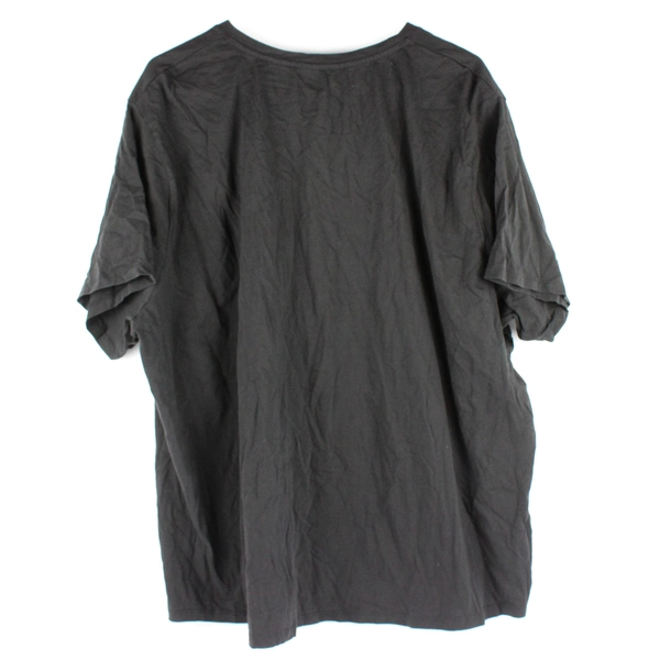 Just My Size Black Short-Sleeve V-Neck Cotton T-Shirt Women's Size 5X 30W/32W