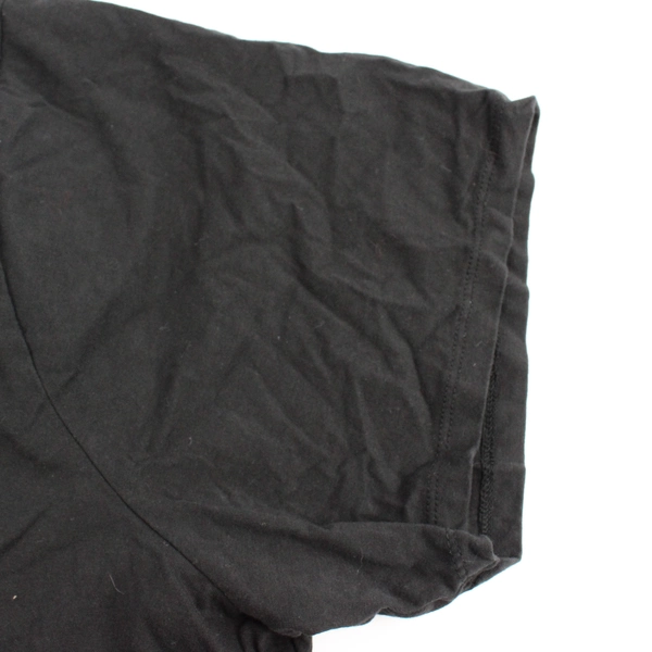 Just My Size Black Short-Sleeve V-Neck Cotton T-Shirt Women's Size 5X 30W/32W