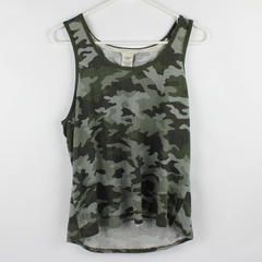 Lucky Brand Green Camo Tank Top Women's Size Large