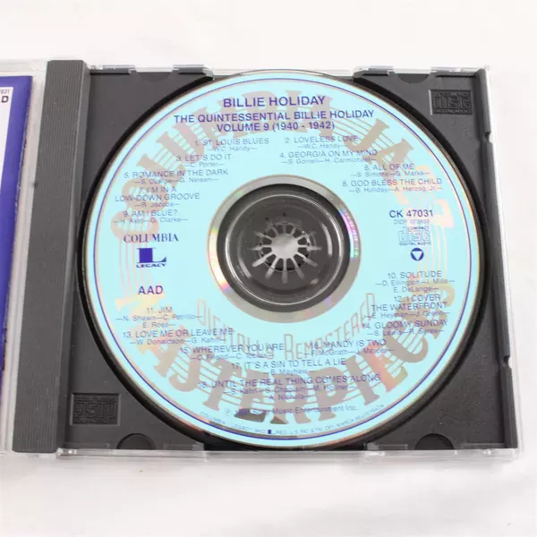 Quintessential Billie Holiday Vol 9 Audio CD Classic Jazz Vocals 