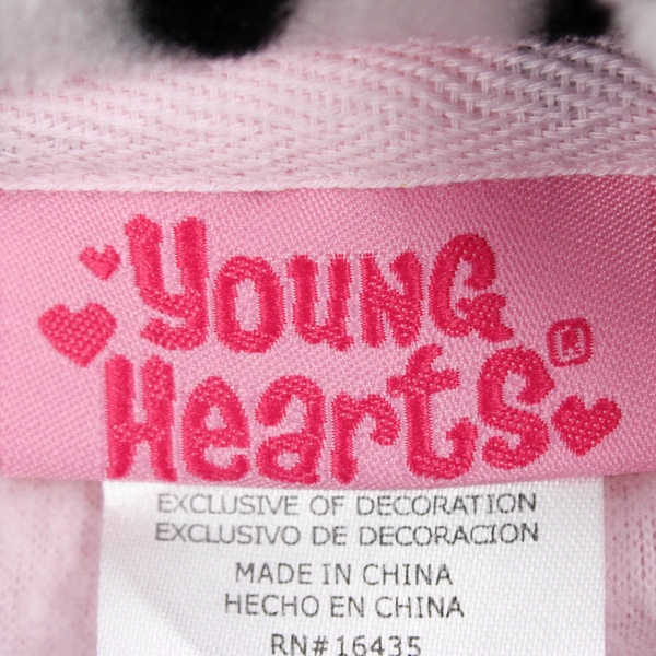 Young Hearts Puppy Theme Pink Fleece Coat Baby Girls' Size 18M