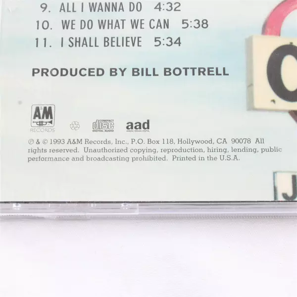 Sheryl Crow Tuesday Night Music Club CD 1993 Classic 90s Album