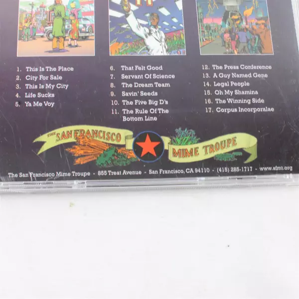 San Francisco Mime Troupe Songs From 3 Shows CD