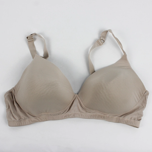 Warner's Beige Nude Lined Wireless T-Shirt Bra Women's Size 42C