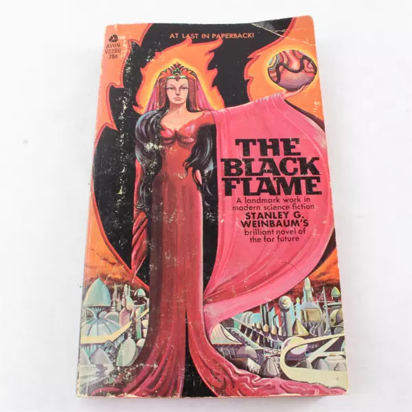 The Black Flame Stanley G. Weinbaum 1969 Avon 1st Printing Vintage Paperback