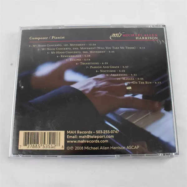 Composer/Pianist by Michael Allen Harrison 2008 Signed CD 
