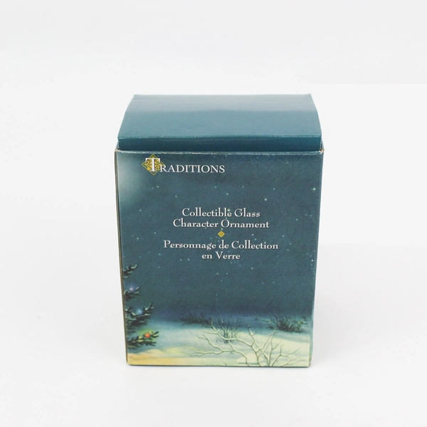 Traditions Glass Christmas Snowman With Broom Ornament Christmas Tree Decoration