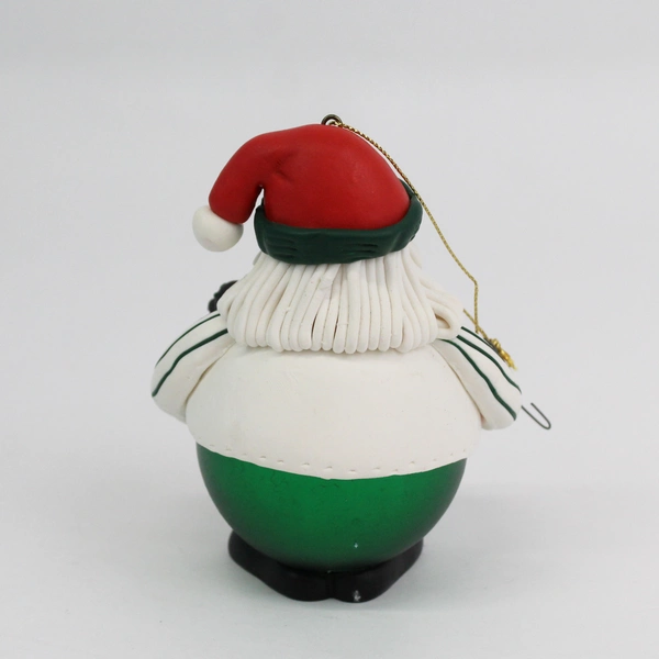  Traditions Santa Claus With Toy Soldier Glass Ornament In Original Box