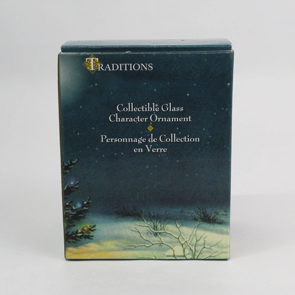  Traditions Santa Claus With Toy Soldier Glass Ornament In Original Box