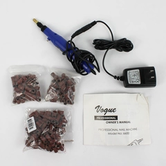 Vogue Professional Electric Nail File Drill Model 6600 Missing Attachments