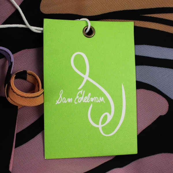 NWT Sam Edelman Butterfly Trapeze Maxi Dress Women's Size Large