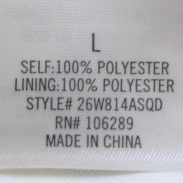 Mi Ami Gray Polka Dot Cream Smocked Spaghetti Strap Dress Women's Large