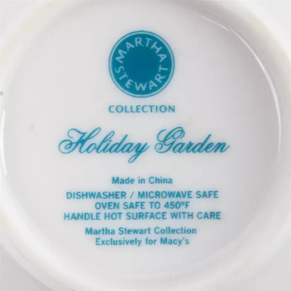 Martha Stewart Collection Holiday Garden Cup Decorative Collectible 