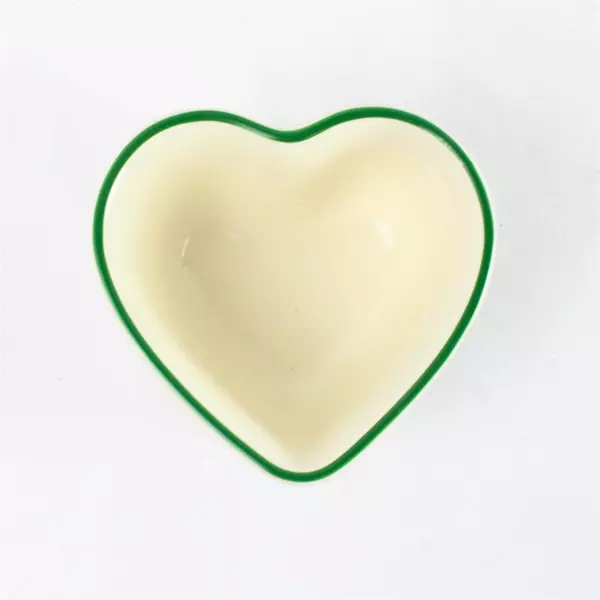 Pfaltzgraff Christmas Heart Votive Holly Joy Candy Dish 4" USA Custard Cup