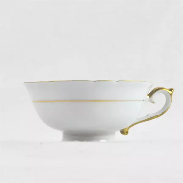 Regina Bone China Floral Rose Black & Pink Tea Cup Occupied Japan 1950s Vintage