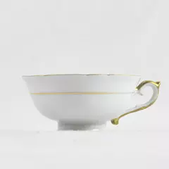 Regina Bone China Floral Rose Black & Pink Tea Cup Occupied Japan 1950s Vintage