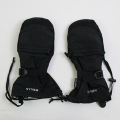 Helix Young Tec Breathable Waterproof Black Nylon Mittens Size Large