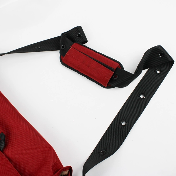 Laurex Red and Orange Floral Laptop Messenger Bag 17"