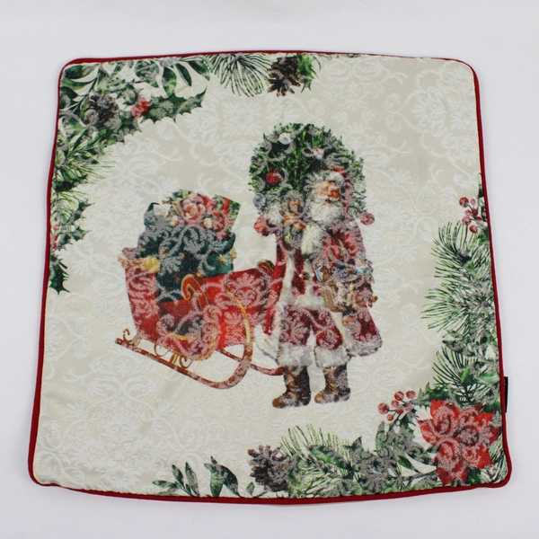 Set of 4 Phantoscope Christmas Square Throw Pillow Covers 17" x 17"