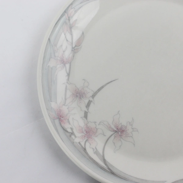 Set of 5 Royal Doulton Lambethware Fresh Flowers Mayfair 1983 Salad Plates 