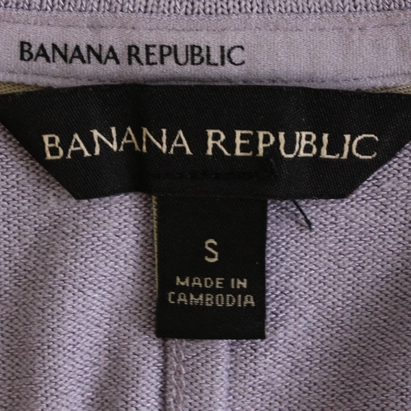 Banana Republic Lavender Purple Long-Sleeve V-Neck Knit Top Women's Size Small