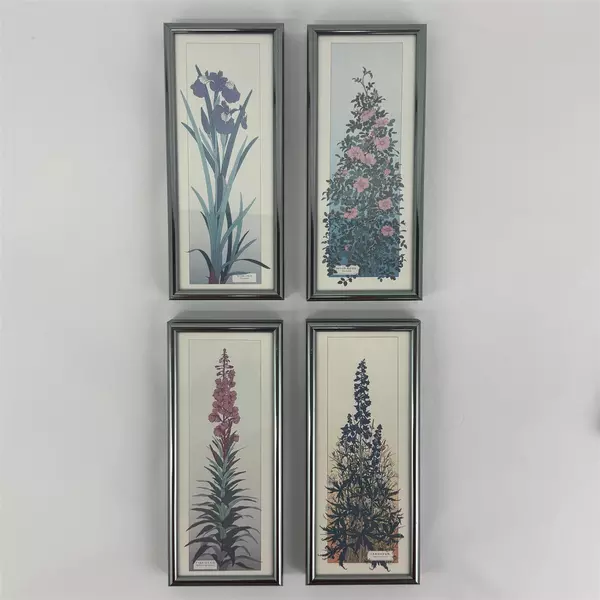  Set of 6 Floral Botanical Framed Art Prints